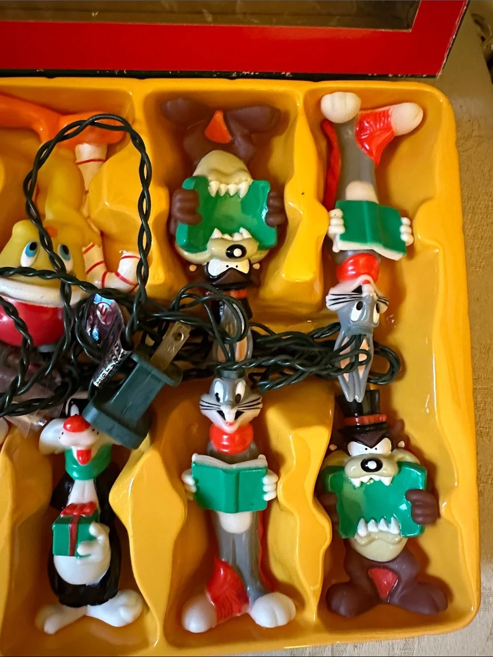 NIB Warner Bros. Looney Tunes by Minami Holiday Fun Light Set, 1997